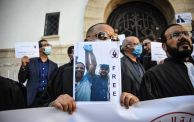 مظاهرات سابقة للمحامين ضد محاكمة المدنيين عسكريًا (حسن مراد/Eyepix group)