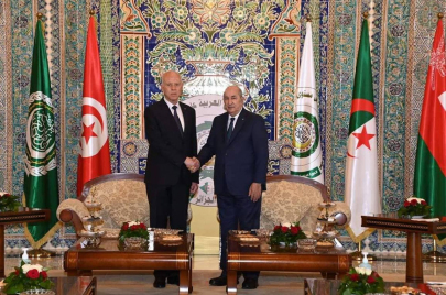 الرئيسان التونسي والجزائري