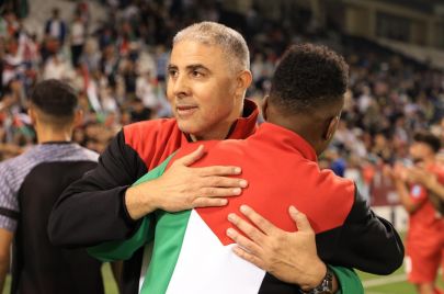المدرب التونسي مكرم دبوب المنتخب الفلسطيني
