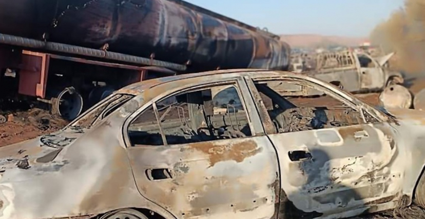  انفجار صهريج وقود ليبيا