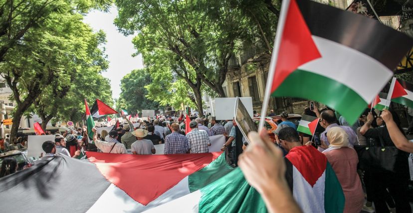 مسيرة شعبية الشعب الفلسطيني